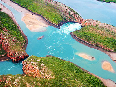 Горизонтальные водопады